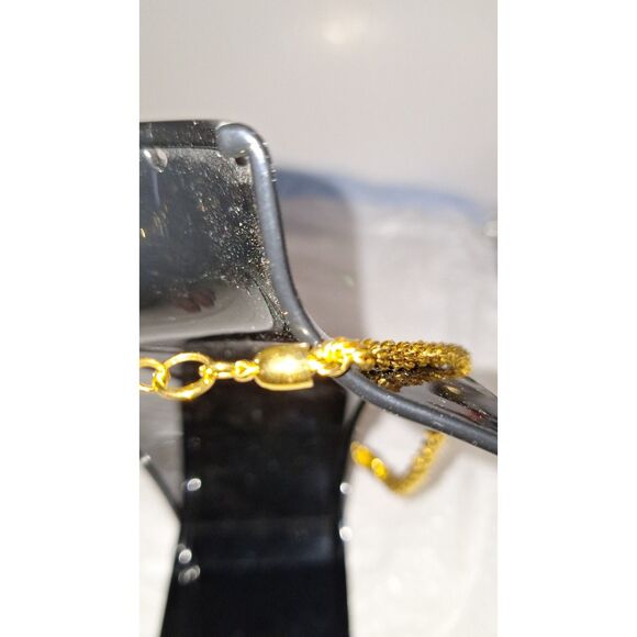 A Monet Women's Rope Chain Necklace High Gold Tone Twisted Links Elegant 80's - Picture 7 of 9